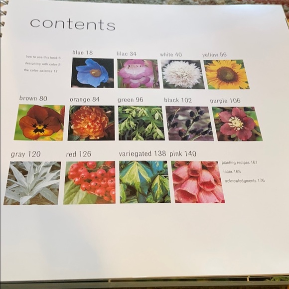 π The Garden Color Book on Flowers Spring Summer Flower Gardening P. Williams - Picture 3 of 10